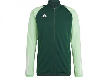 Adidas Tiro Essentials Ανδρική Ζακέτα με Φερμουάρ Πράσινη HU1303 - adidas performance - 