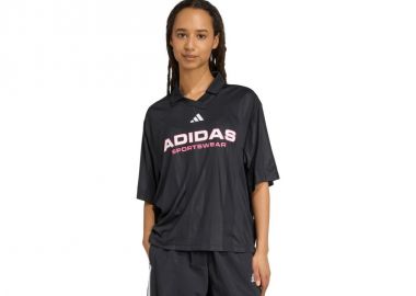 adidas Tiro Q4 Polo Women's TShirt Black JN2749 - adidas performance - 