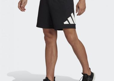 ADIDAS TRAIN ESSENTIALS LOGO TRAINING SHORTS ΜΑΥΡΟ - ADIDAS PERFORMANCE - 