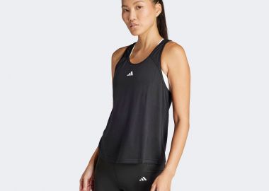 ADIDAS TRAIN ESSENTIALS MINIMAL BRANDING RACERBACK TANK TOP ΜΑΥΡΟ - ADIDAS PERFORMANCE - 