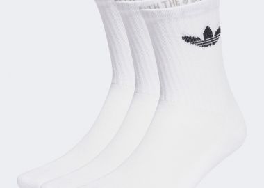 ADIDAS TREFOIL CUSHION CREW SOCKS 3-PAIRS ΑΣΠΡΟ - ADIDAS ORIGINAL - 