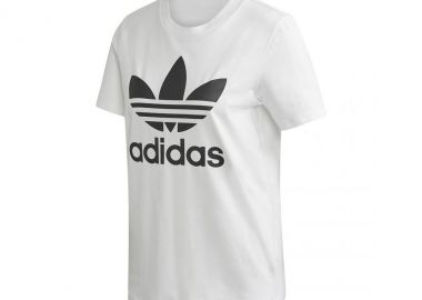 Adidas Trefoil Γυναικείο Αθλητικό T-shirt Λευκό FM3306 - adidas Originals - 