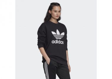 Adidas Trefoil Γυναικείο Φούτερ Μαύρο FM3272 - adidas Originals - 