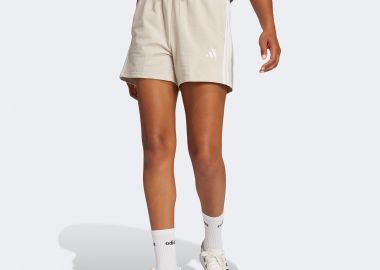 ADIDAS WOMEN'S ESSENTIALS 3-STRIPES COTTON SHORTS ΜΠΕΖ - ADIDAS PERFORMANCE - 