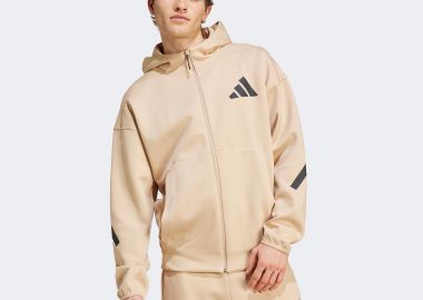 ADIDAS Z.N.E. FULL-ZIP HOODED TRACK JACKET ΜΠΕΖ - ADIDAS PERFORMANCE - 