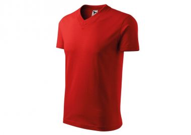 Adler Ανδρικό Διαφημιστικό T-shirt Κοντομάνικο σε Κόκκινο Χρώμα MLI-10207 - Adler - 