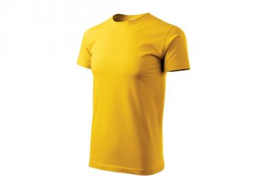 Adler Basic M Ανδρικό Διαφημιστικό T-shirt Κοντομάνικο σε Κίτρινο Χρώμα MLI-12904 - Adler - 