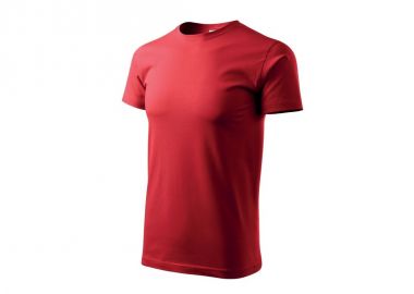 Adler Basic M MLI12907 Ανδρικό Διαφημιστικό T-shirt Κοντομάνικο σε Κόκκινο Χρώμα MLI-12907 - Adler - 