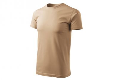 Adler Basic M MLI12908 Ανδρικό Διαφημιστικό T-shirt Κοντομάνικο σε Μπεζ Χρώμα MLI-12908 - Adler - 