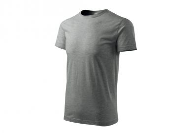 Adler Basic M MLI12912 Ανδρικό Διαφημιστικό T-shirt Κοντομάνικο σε Γκρι Χρώμα MLI-12912 - Adler - 