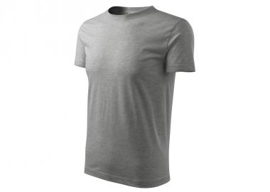 Adler Classic Ανδρικό Διαφημιστικό T-shirt Κοντομάνικο σε Γκρι Χρώμα MLI-13212 - Adler - 