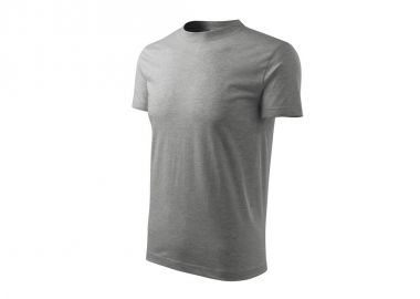 Adler Classic U Ανδρικό Διαφημιστικό T-shirt Κοντομάνικο σε Γκρι Χρώμα MLI-10112 - Adler - 