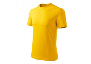 Adler Classic U Ανδρικό Διαφημιστικό T-shirt Κοντομάνικο σε Κίτρινο Χρώμα MLI-10104 - Adler - 