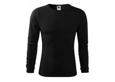 Adler FitT LS M MLI11901 Ανδρική Διαφημιστική Μπλούζα Μακρυμάνικη σε Μαύρο Χρώμα MLI-11901 - Adler - 