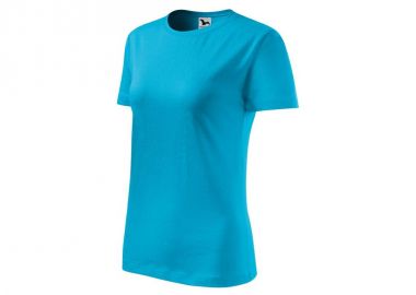 Adler Γυναικείο Διαφημιστικό T-shirt Κοντομάνικο σε Τιρκουάζ Χρώμα MLI-13344 - Adler - 