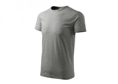 Adler Heavy Ανδρικό Διαφημιστικό T-shirt Κοντομάνικο σε Γκρι Χρώμα MLI-13712 - Adler - 