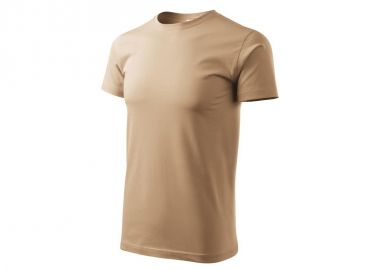 Adler Heavy Ανδρικό Διαφημιστικό T-shirt Κοντομάνικο σε Μπεζ Χρώμα MLI-13708 - Adler - 