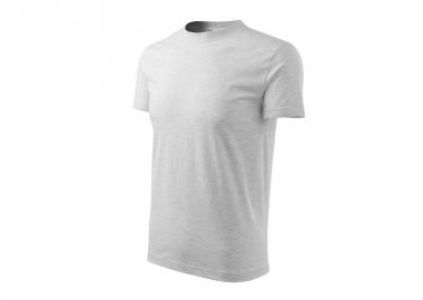 Adler Heavy U Ανδρικό Διαφημιστικό T-shirt Κοντομάνικο σε Γκρι Χρώμα MLI-11003 - Adler - 