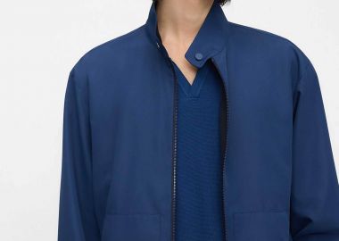 Adolfo Domínguez ανδρικό jacket διπλής όψης - 124101209 Σκούρο Μπλε - ADOLFO DOMINGUEZ - 
