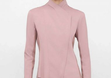Adolfo Domínguez γυναικείο biker jacket faux suede - 275011153 Ροζ - ADOLFO DOMINGUEZ - 