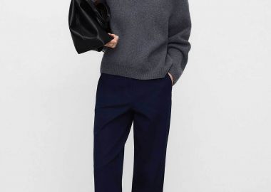 Adolfo Domínguez γυναικείο παντελόνι chinos Straight Fit - 268072385 Μπλε - ADOLFO DOMINGUEZ - 