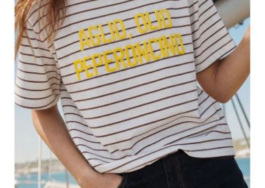 AGLIO OLIO PEPERONCINO T-SHIRT BY LUMINA - sense-shop - 