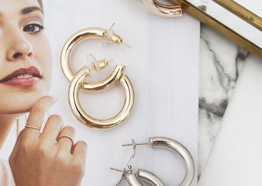 ALESSANDRA BOLD HOOP EARRINGS - sense-shop - 