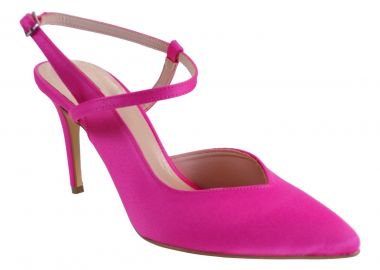 Alessandra Paggioti Γυναικεία Παπούτσια Γόβες 81098 Φούξια Σατέν - Alessandra Paggioti - 