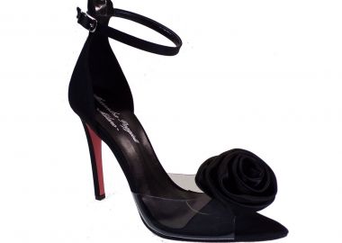 Alessandra Paggioti Γυναικεία Πέδιλα 75075 Μαύρο - Alessandra Paggioti - 