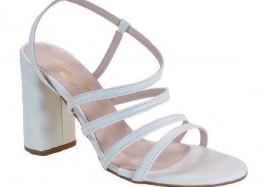 Alessandra Paggioti Γυναικεία Πέδιλα 98691 Λευκό - Alessandra Paggioti - 