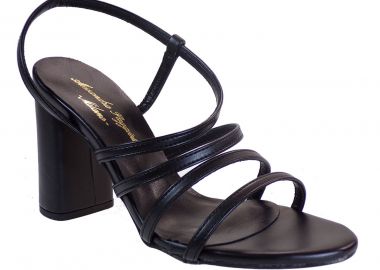 Alessandra Paggioti Γυναικεία Πέδιλα 98691 Μαύρο - Alessandra Paggioti - 