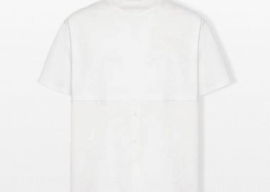 ALEXANDER MCQUEEN Ανδρικό Λευκό T-Shirt with Shirt detail - ALEXANDER MCQUEEN - 