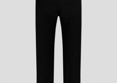 ALEXANDER MCQUEEN Ανδρικό Μαύρο Black Jeans With Logo - ALEXANDER MCQUEEN - 