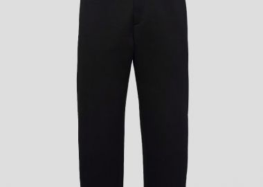 ALEXANDER MCQUEEN Ανδρικό Μαύρο Press Stud Cargo Trousers - ALEXANDER MCQUEEN - 
