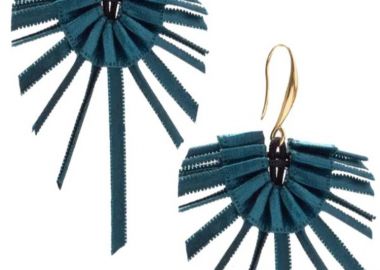 ALEXANDRA TSOUKALA KITE PETROL EARRINGS - sense-shop - 