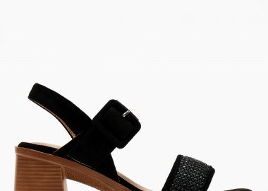 All day πέδιλα με χοντρό τακούνι - Μαύρο - Issue - 