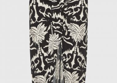 All over printed midi φούστα με άνοιγμα - FUNKY BUDDHA - 