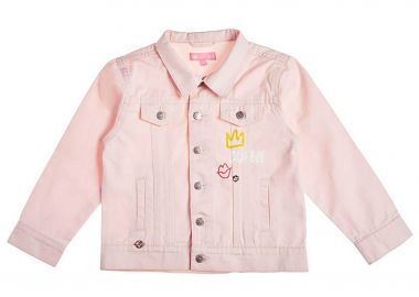 Alouette παιδικό denim μπουφάν με τυπώματα (6-14 ετών) - 00961706 Ροζ - ALOUETTE - 