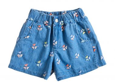 Alouette παιδικό denim σορτς (12 μηνών-5 ετών) - 00212455 Μπλε Σκούρο - ALOUETTE - 