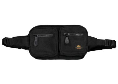 Alpha Industries Ανδρικo Label Waist Bag 156943 Μαύρο - Alpha Industries - 