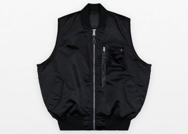 ALPHA INDUSTRIES Ανδρικό Μαύρο MA-1 Base Vest - ALPHA INDUSTRIES - 