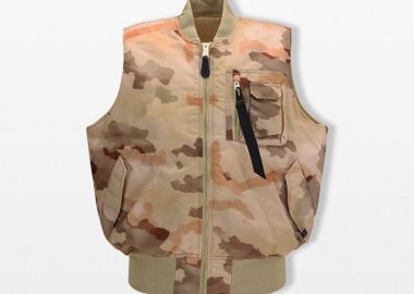 ALPHA INDUSTRIES Ανδρικό Πολύχρωμο MA-1 Base Vest Camo - ALPHA INDUSTRIES - 