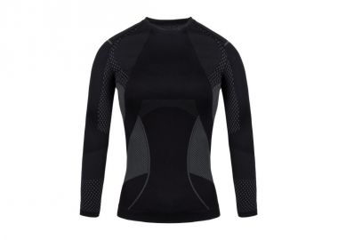 Alpinus Active Base Layer GT43180 Γυναικεία Ισοθερμική Μακρυμάνικη Μπλούζα Μαύρη - Alpinus - 