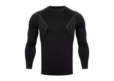 Alpinus Active Base Layer GT43189 Ανδρική Ισοθερμική Μακρυμάνικη Μπλούζα Μαύρη - Alpinus - 