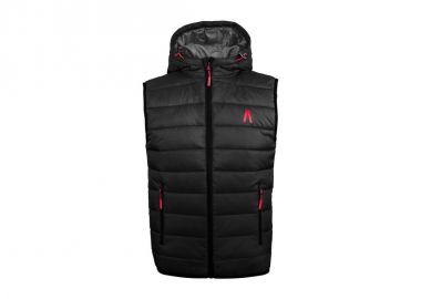 Alpinus Αμάνικο Ανδρικό Μπουφάν Puffer Μαύρο BR43351 - Alpinus - 