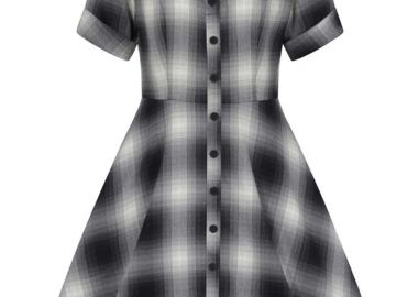 alternative 90s grunge καρώ tartan φόρεμα Eddys - PerfectDress.gr - 