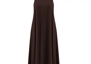 Αμάνικο maxi φόρεμα airwashed κρεπ - MAT FASHION - 