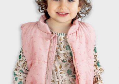 Αμάνικο μπουφάν γιλέκο - ΣΚΟΝΙΣΜΕΝΟ ΡΟΖ 15-125314-1 - energiers - 