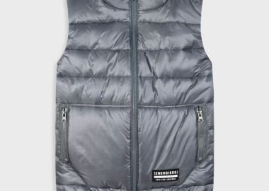 Αμάνικο μπουφάν γιλέκο για αγόρι - ΓΚΡΙ 13-225014-1 - energiers - 