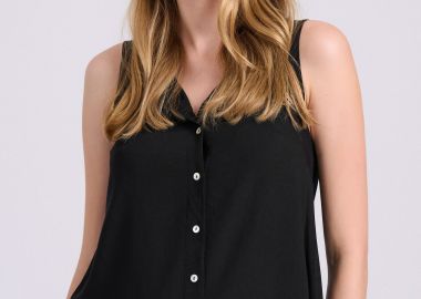 Αμάνικο πουκάμισο από βισκόζη - The essentials - FUNKY BUDDHA - 